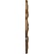 Ekena Millwork Peralta Ceiling Medallion (Fits Canopies up to 4 5/8"), 17 3/4"OD x 3 1/8"ID x 1"P, Smokey Topaz CM17PESTF - alternate 2